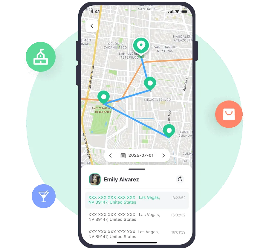 View Location History